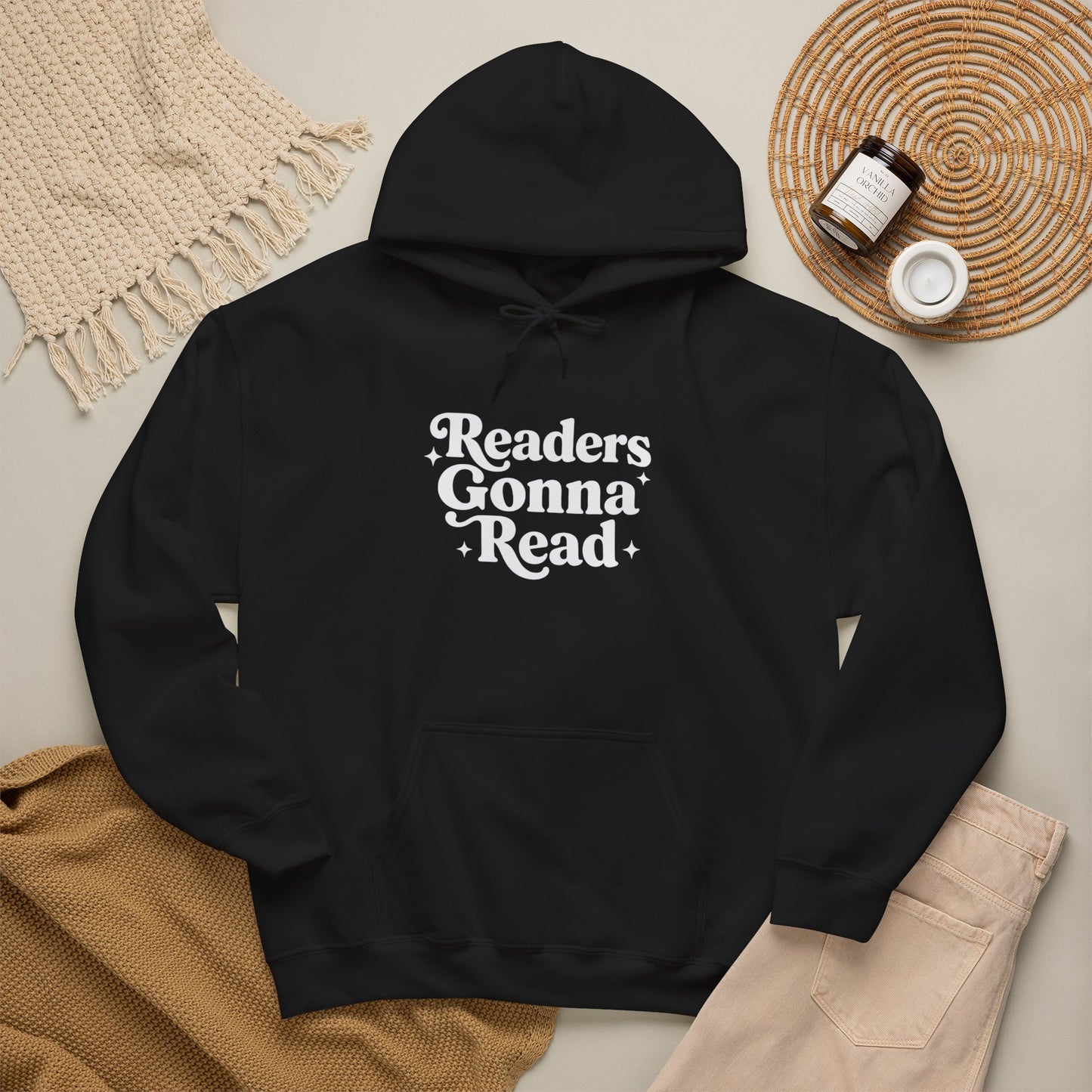 "Readers Gonna Read" Hoodie — Cozy Book Lover Pullover