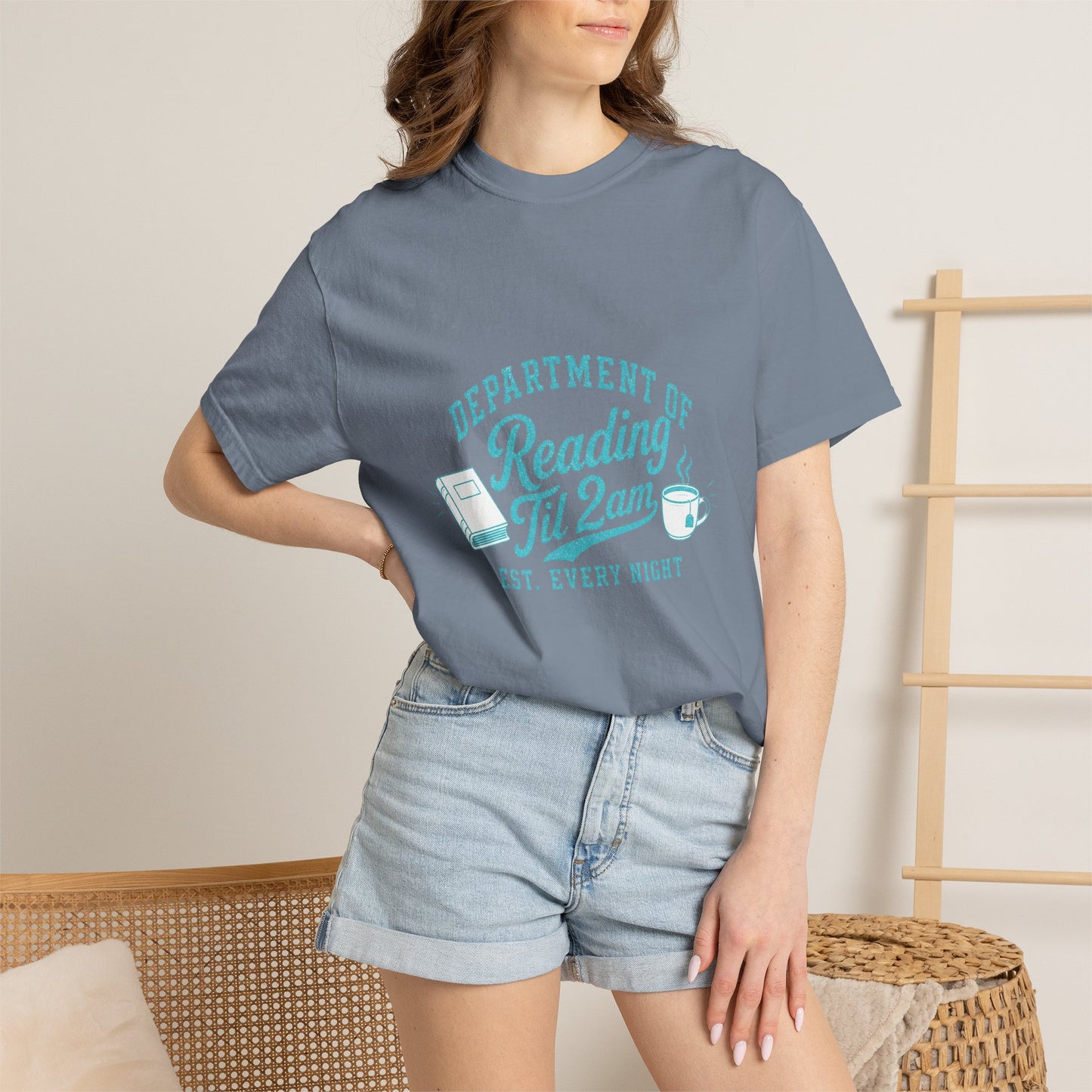 "Department of Reading 'Til 2AM: T-Shirt — Graphic Reading Tee