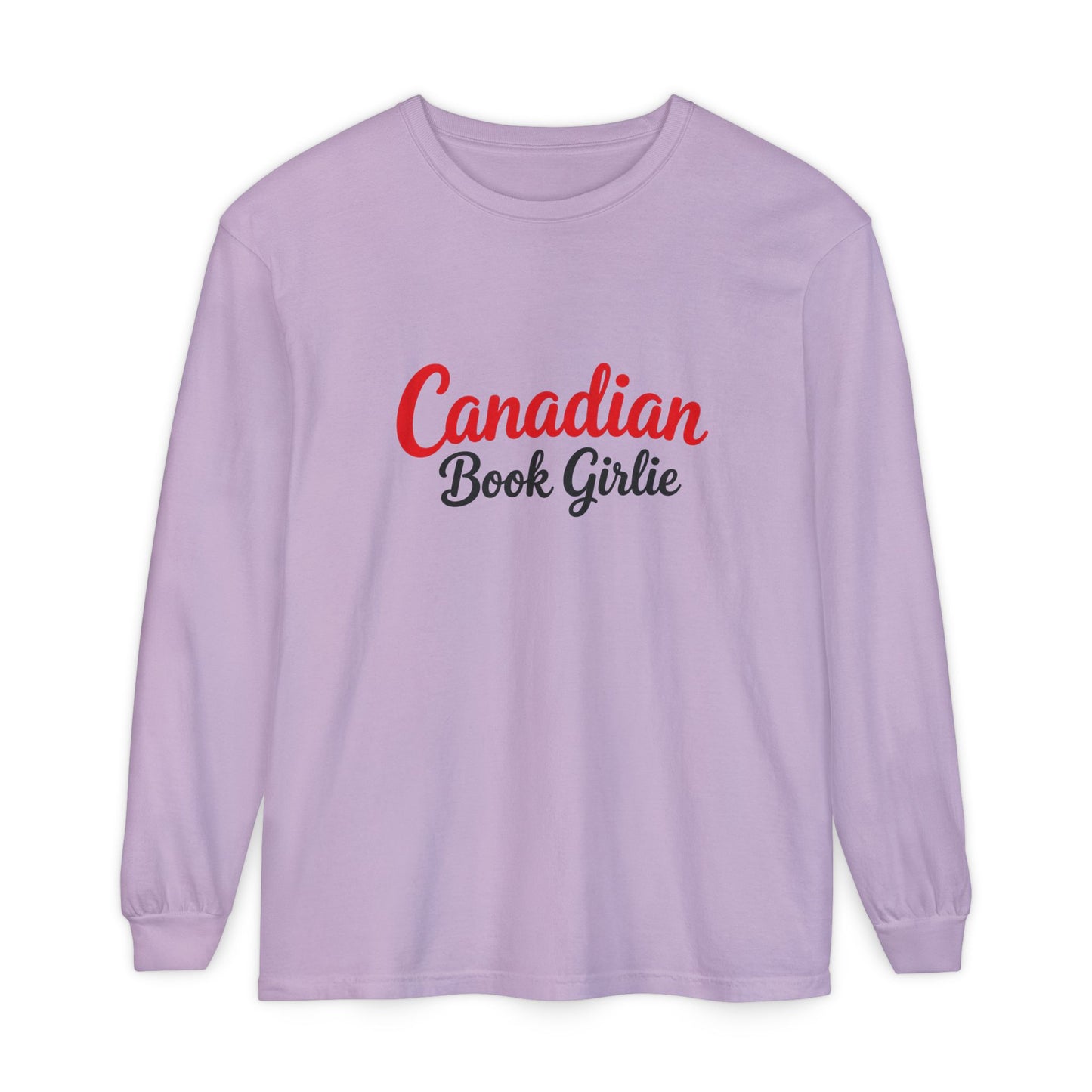 "Canadian Book Girlie" Long Sleeve Tee