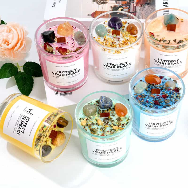 Bougie artisanale en cire de soja parfumée
