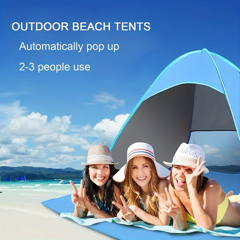 Tente de plage portable étanche avec pare-soleil