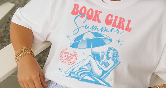 Book Girl Summer T-shirt