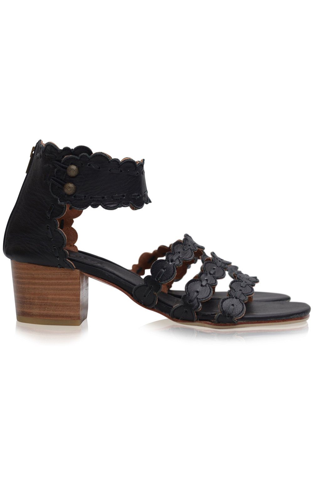 Sandales en cuir "Bord de mer"