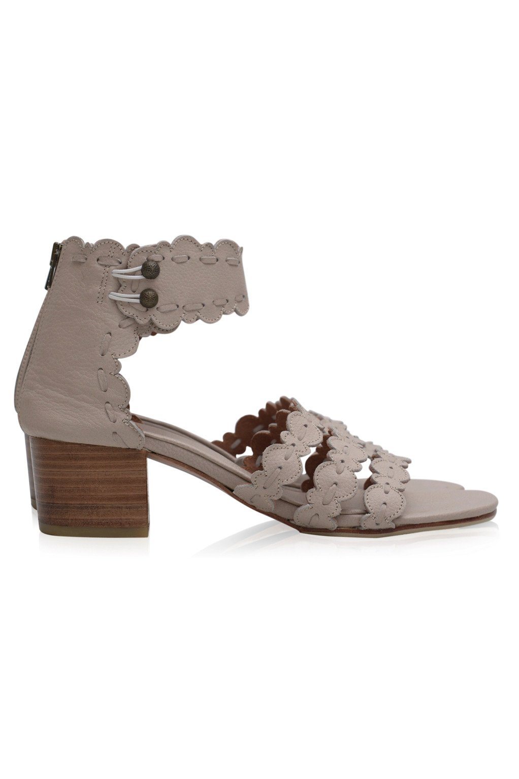 Sandales en cuir "Bord de mer"