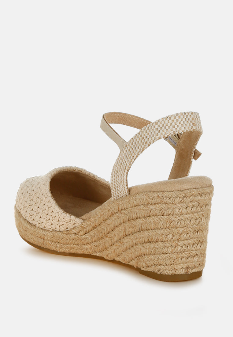 Sandales espadrilles en raphia Lathan