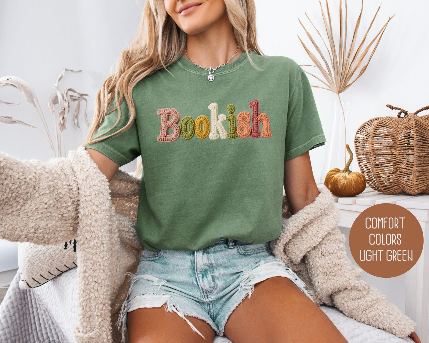 T-shirt Confort Colors en Faux Fil Douillet Thème Littéraire