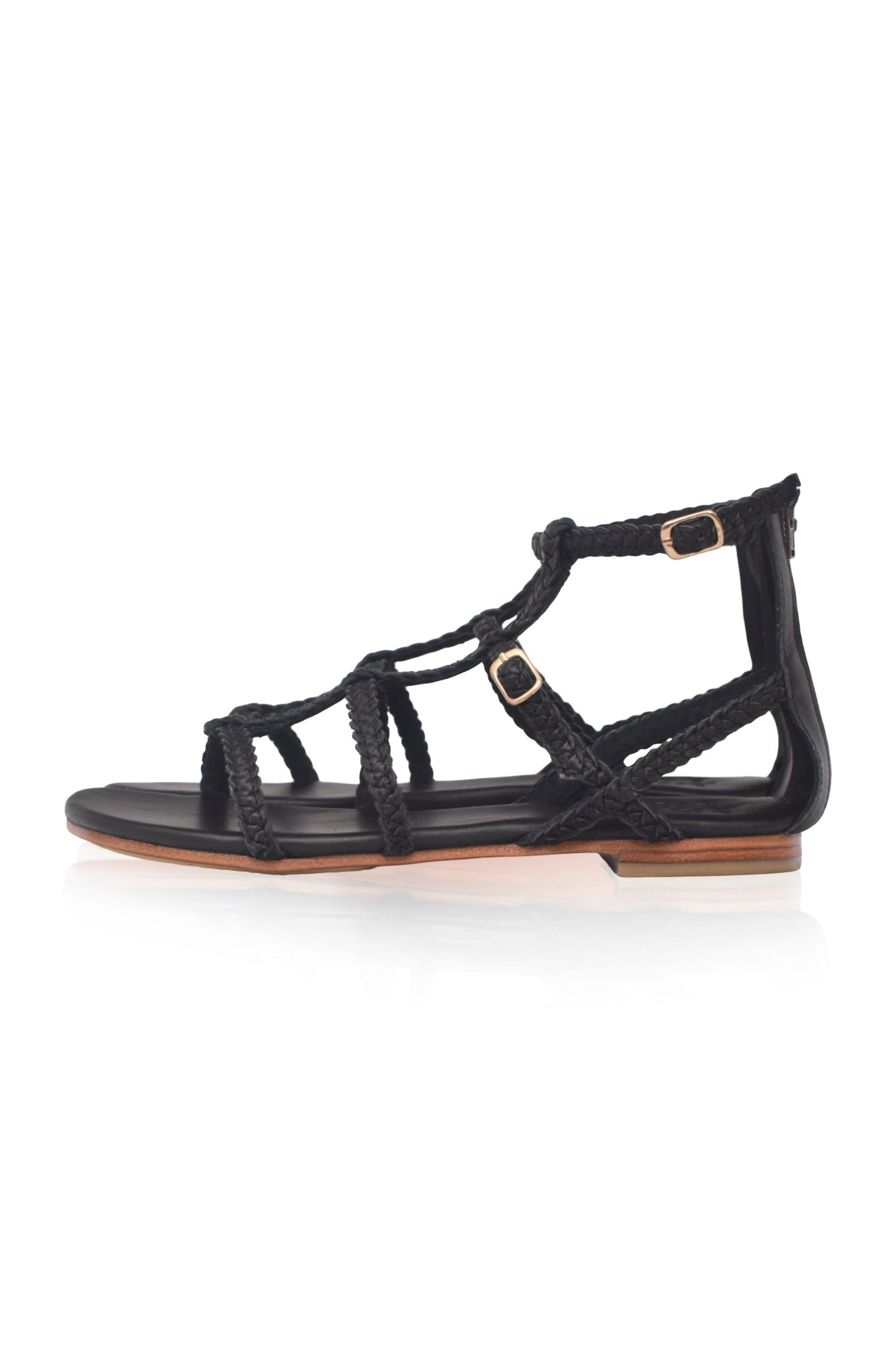 Sandales en cuir Luce Gladiator