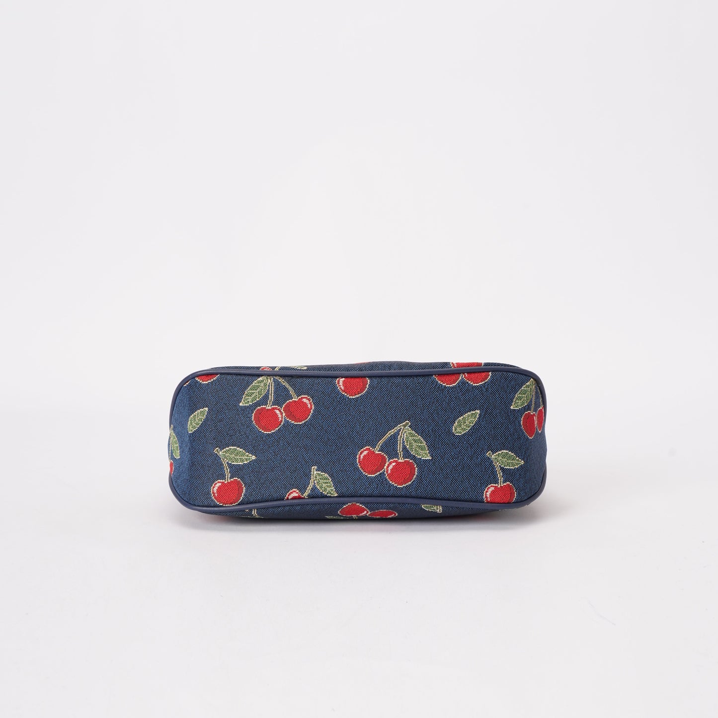 Signare London - Cherry Moon Handbag on Blue Backdrop-3