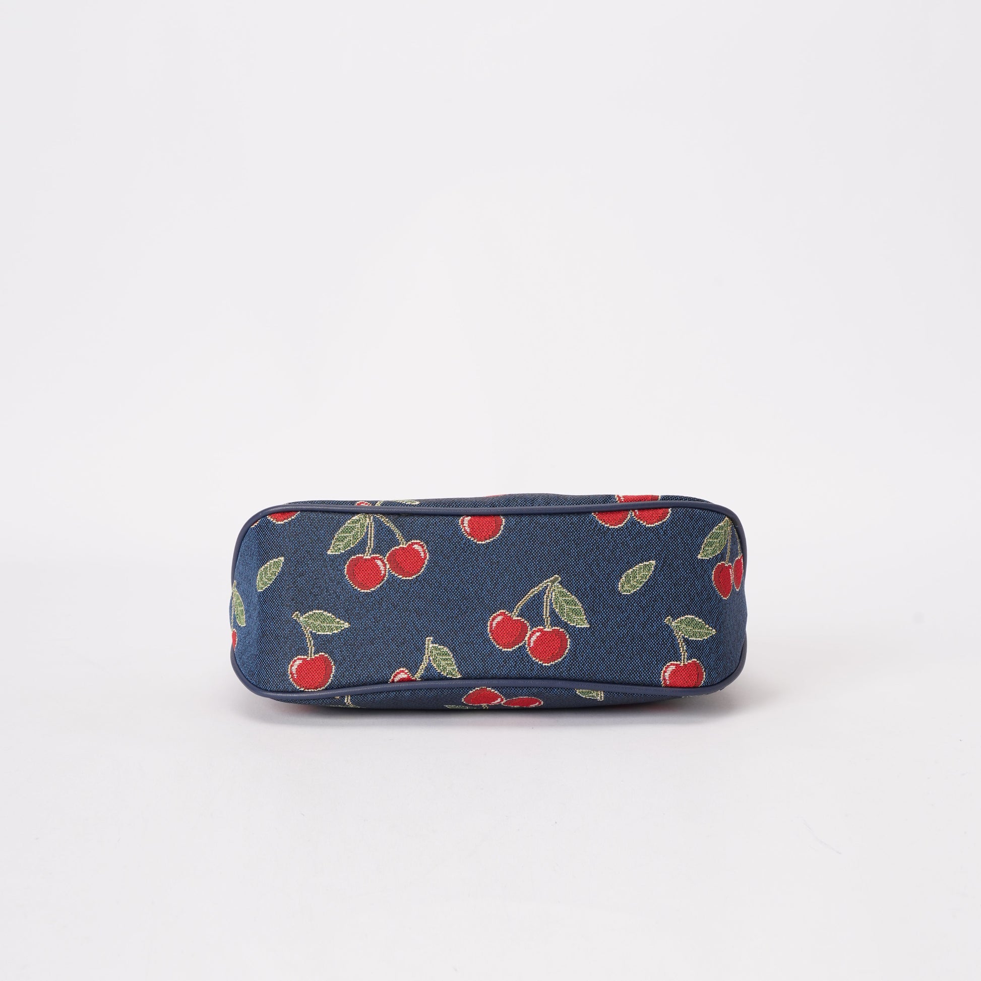 Signare London - Cherry Moon Handbag on Blue Backdrop-3
