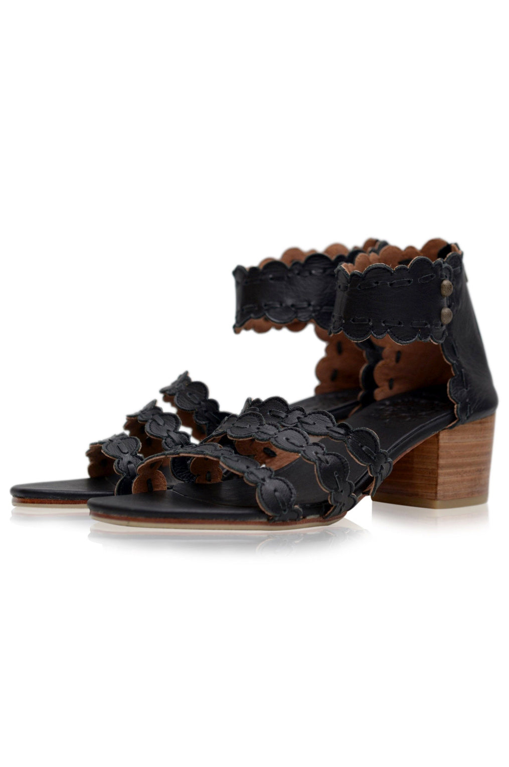 Sandales en cuir "Bord de mer"