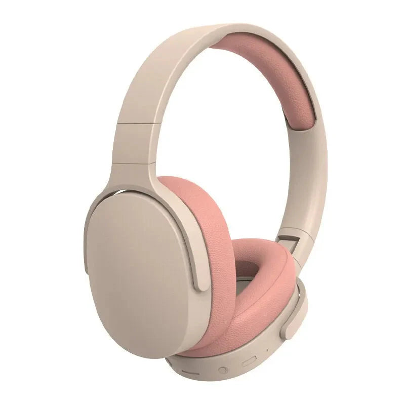 #P2961 Casque Bluetooth sans fil 5.3 supra-auriculaire stéréo Hifi, véritable casque de sport avec écouteurs, lecteur de musique TF/AUX avec micro HD