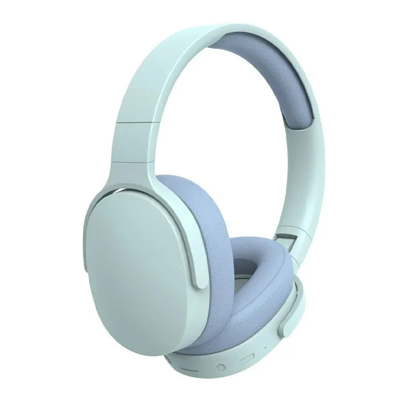 #P2961 Casque Bluetooth sans fil 5.3 supra-auriculaire stéréo Hifi, véritable casque de sport avec écouteurs, lecteur de musique TF/AUX avec micro HD