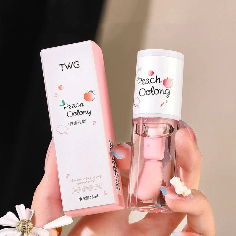 Maquillage Cosmétiques Coréens Rouge à Lèvres Brillant Encre à Lèvres Lèvres Hydratant Rouge à Lèvres Gelée Brillant À Lèvres Baume Hydratant Huile Brillante Grand Pinceau À Lèvres