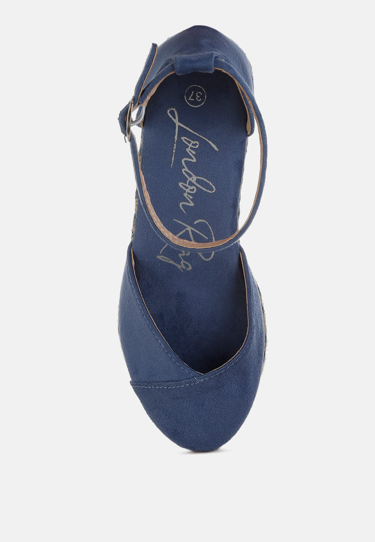 Espadrilles à talon compensé Sorcruz