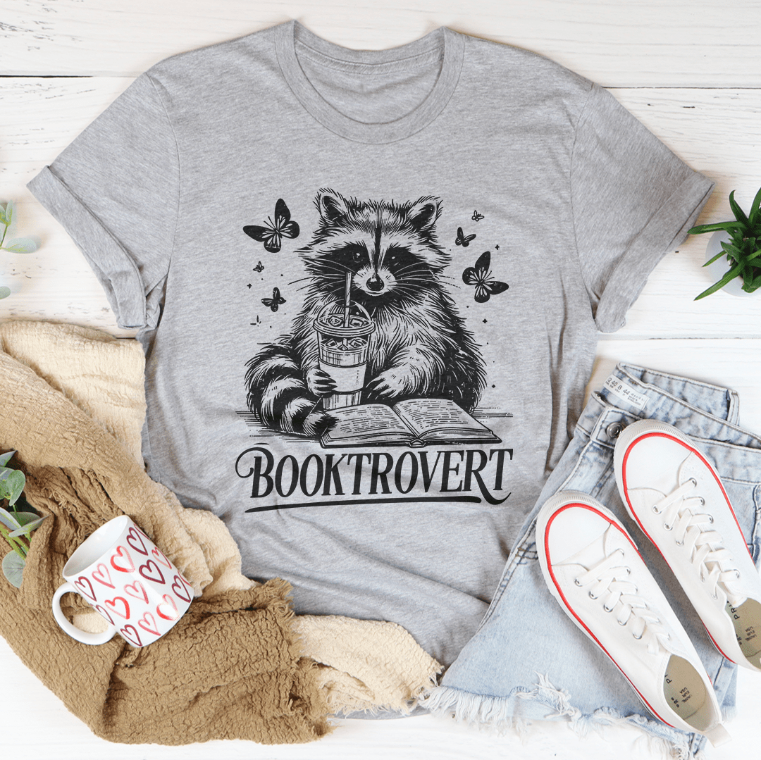 Booktrovert Bookish Tee-2