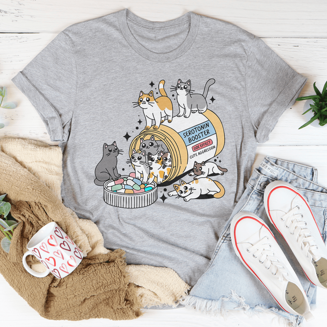 Cats Happy Pills Tee-2
