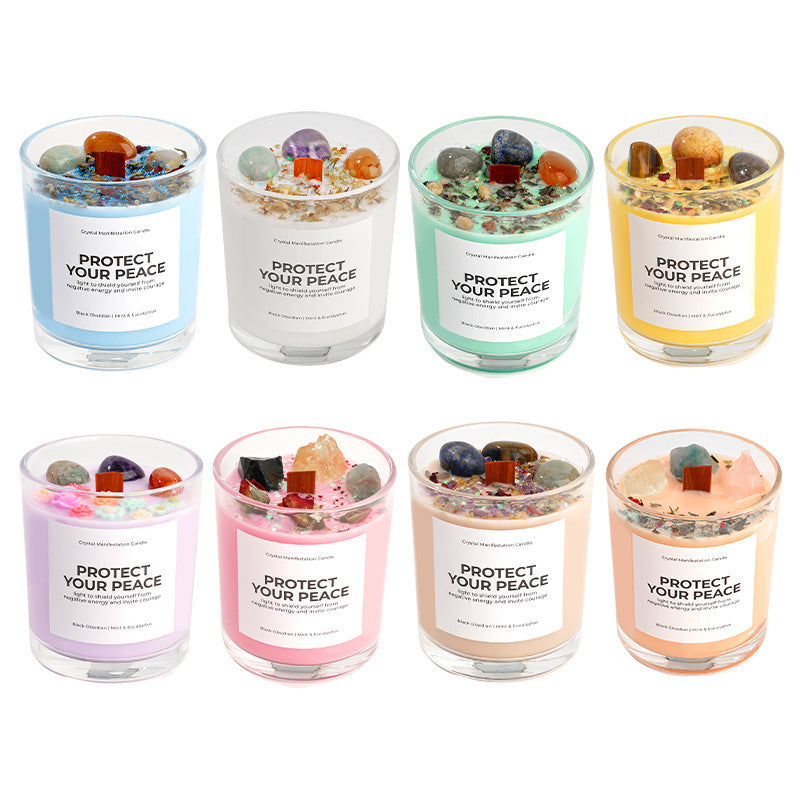 Bougie artisanale en cire de soja parfumée
