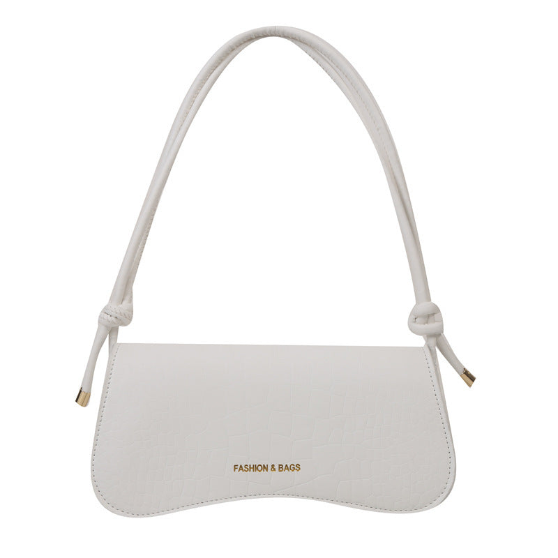 Summer Minimalist PU Underarm Bag Chic Solid Color Square Shoulder Purse Versatile Crossbody Tote For Women Elegant Office