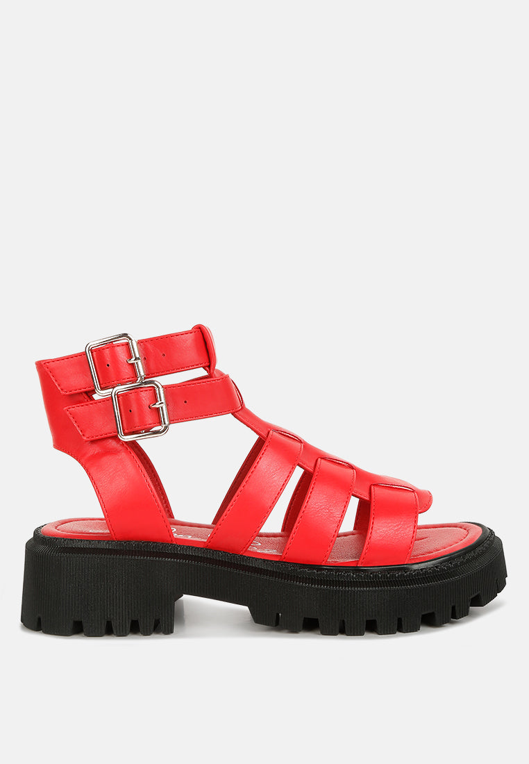 Sandales chunky style gladiateur Dewey
