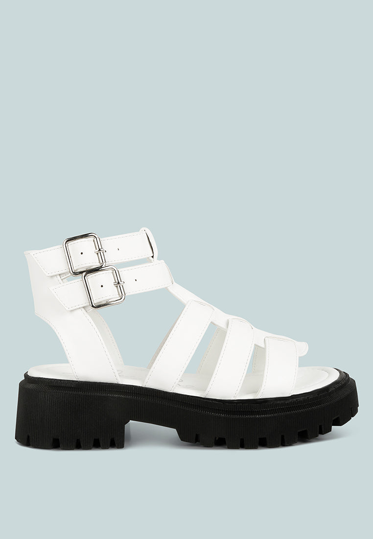 Sandales chunky style gladiateur Dewey