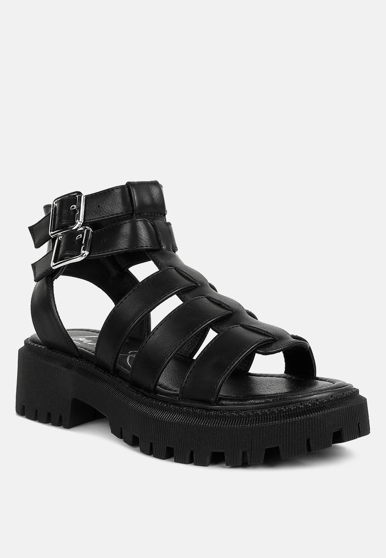 Sandales chunky style gladiateur Dewey
