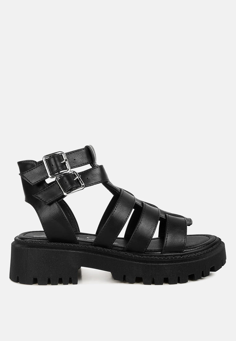 Sandales chunky style gladiateur Dewey