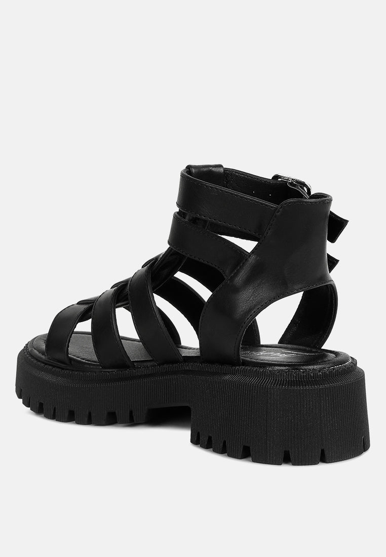 Sandales chunky style gladiateur Dewey