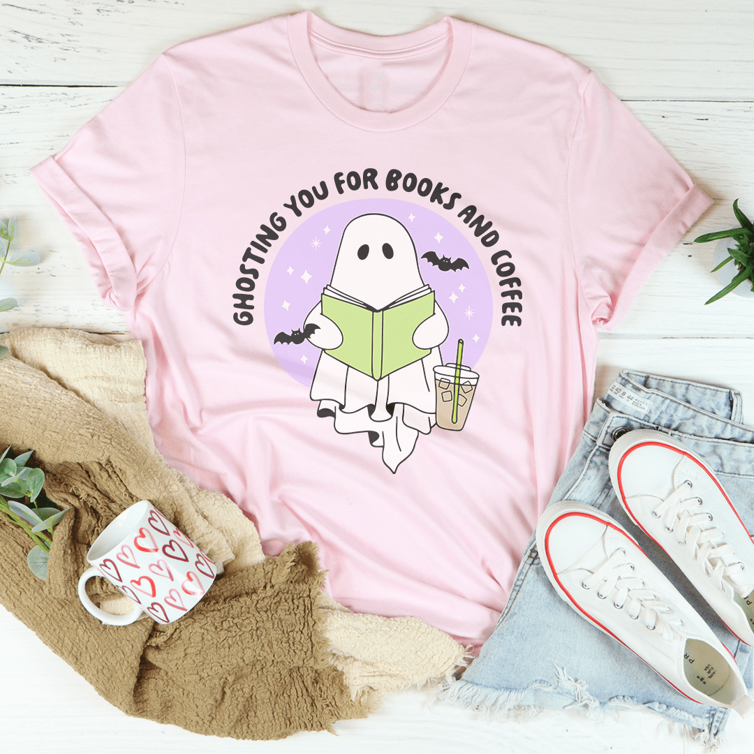 T-shirt "Je te ghoste pour des livres"