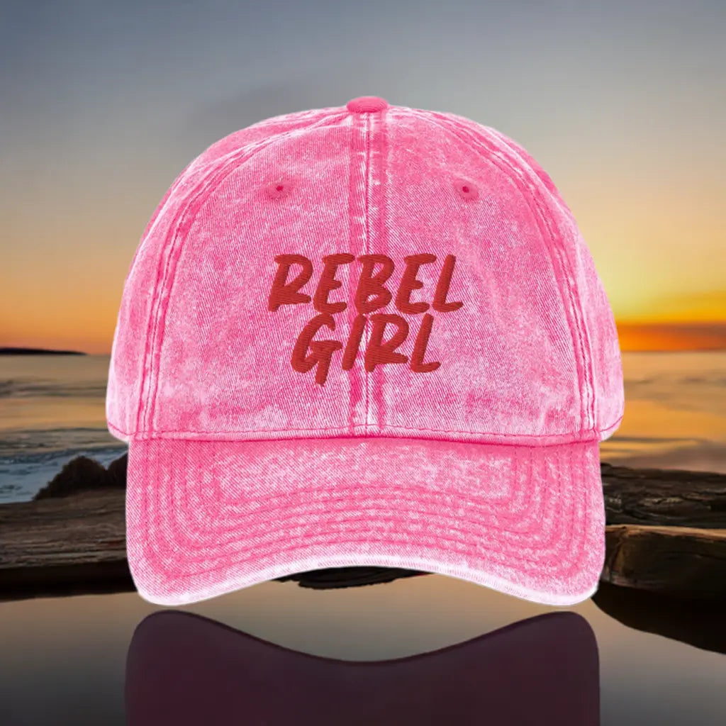 Casquette vintage REBEL GIRL Casquette vintage en sergé de coton