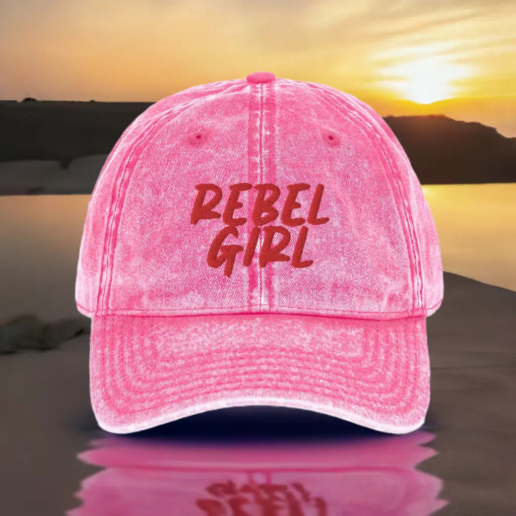 Casquette vintage REBEL GIRL Casquette vintage en sergé de coton