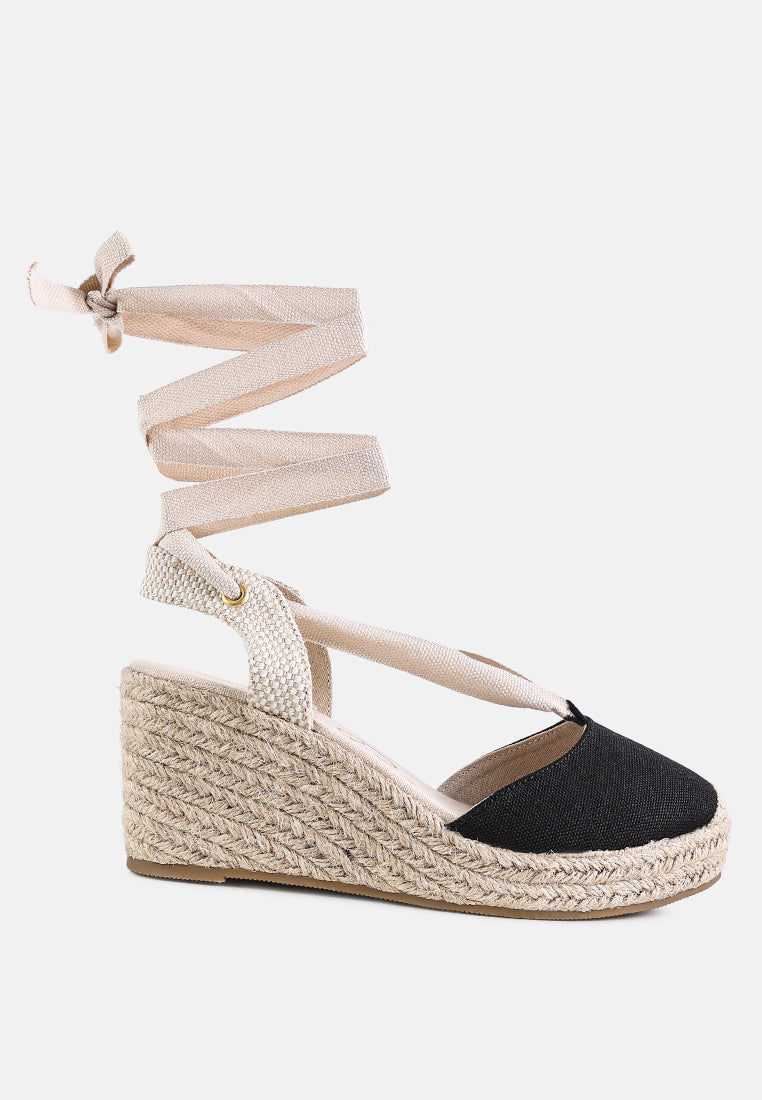 Sandales compensées Little Mary Strappy