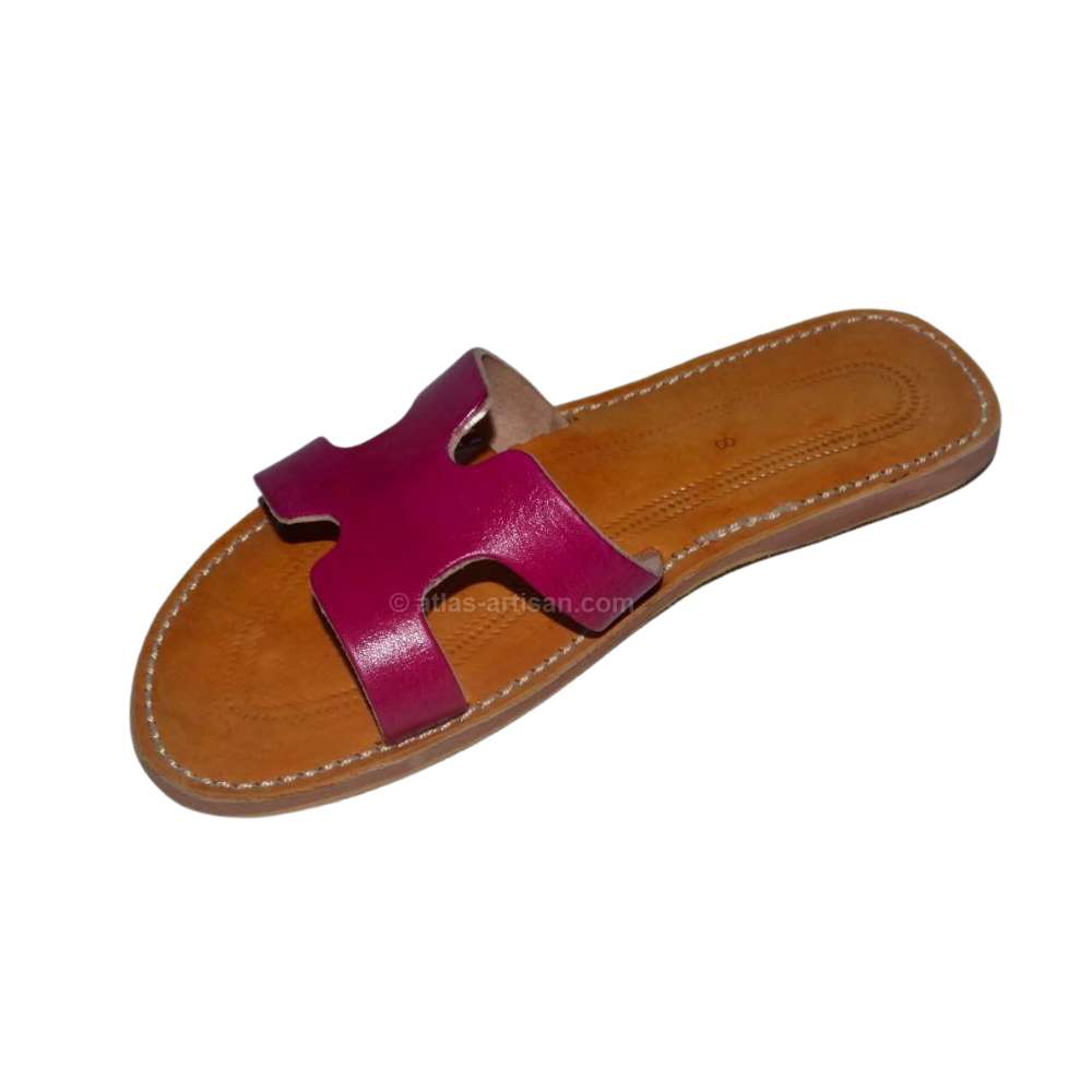 Sandales en cuir Papillon