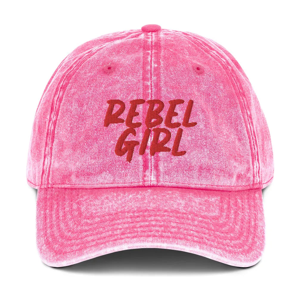Casquette vintage REBEL GIRL Casquette vintage en sergé de coton